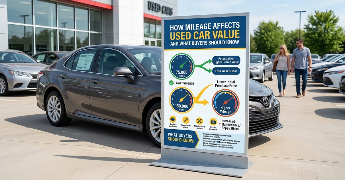 How Mileage Affects Used Car Value and What Buyers Should Know
